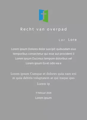 Plaquette met kerklogo concept