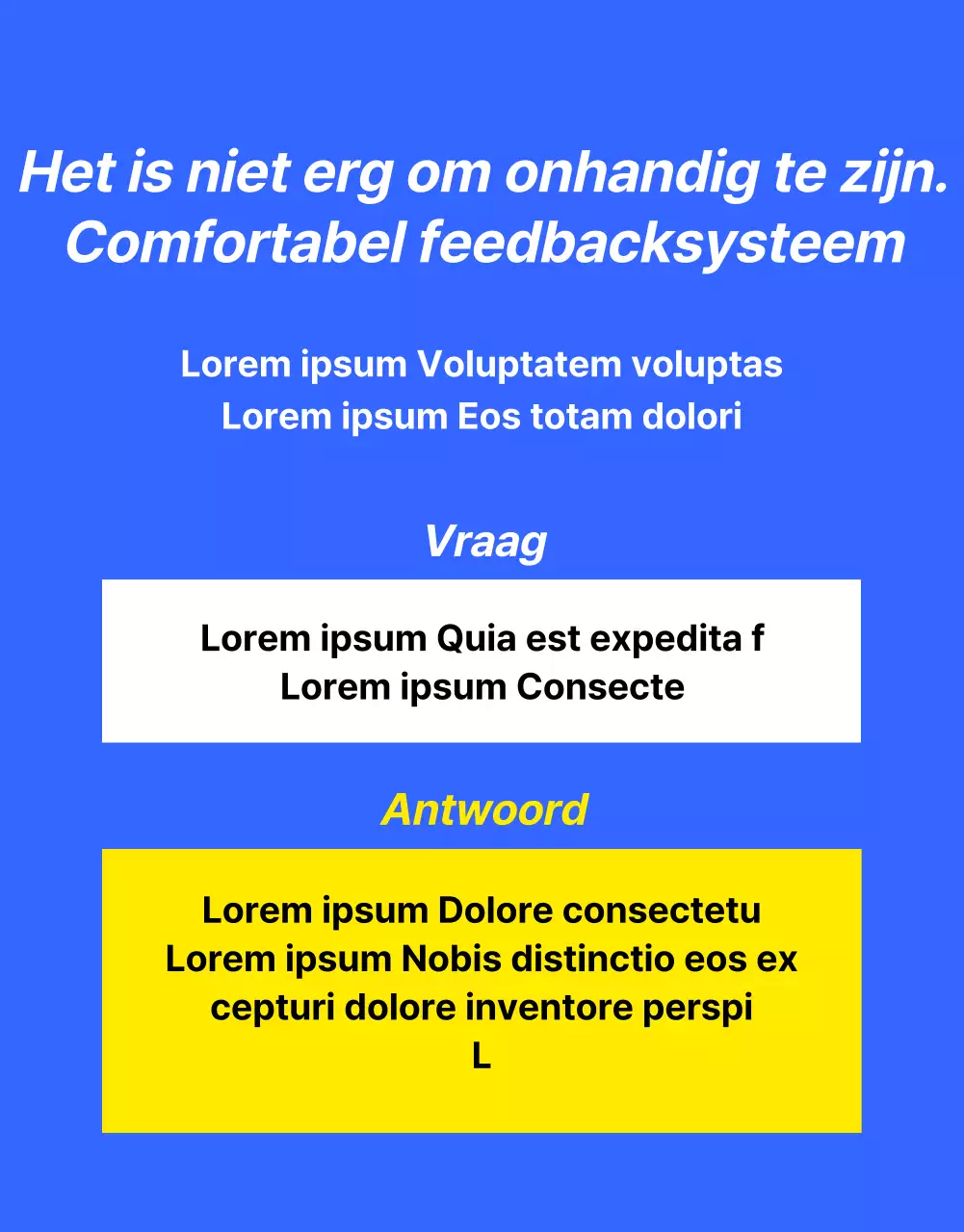 Een kitscherige blauw met gele Engelse les promoten