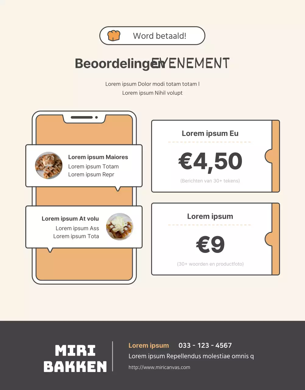 Promoot de verkoop van een basis gehaakte oranje en beige kraag