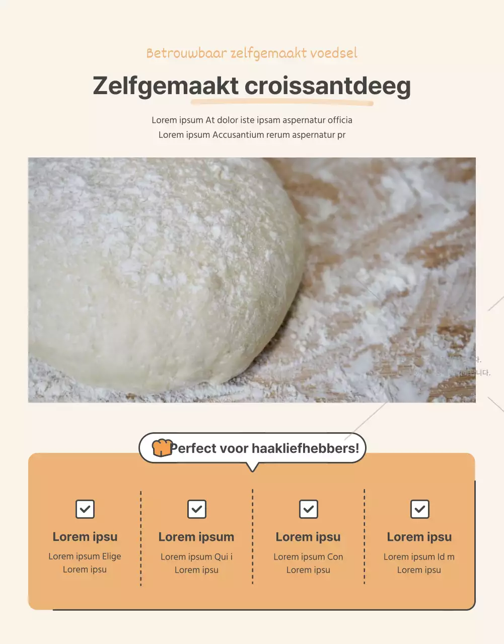 Promoot de verkoop van een basis gehaakte oranje en beige kraag