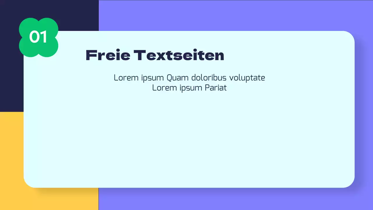 Kitschig gemusterte lila und mintfarbene Hintergrundpräsentation