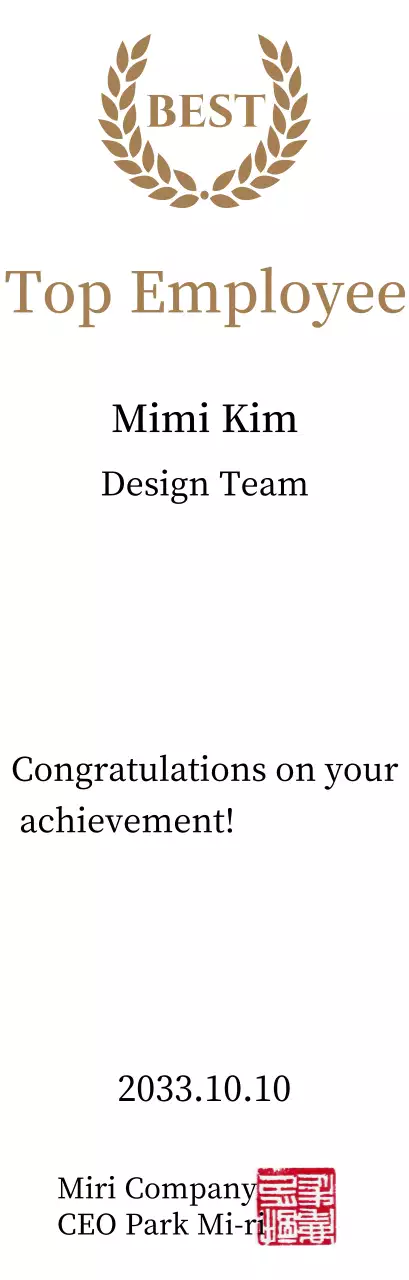 Plakat ucapan terima kasih yang mewah dengan tanda terima kasih dan segel emas