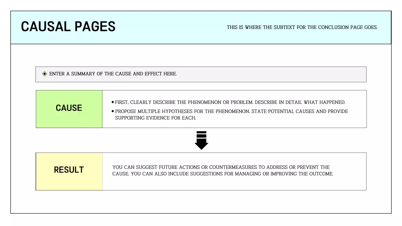 A simple printable report in light blue and chartreuse