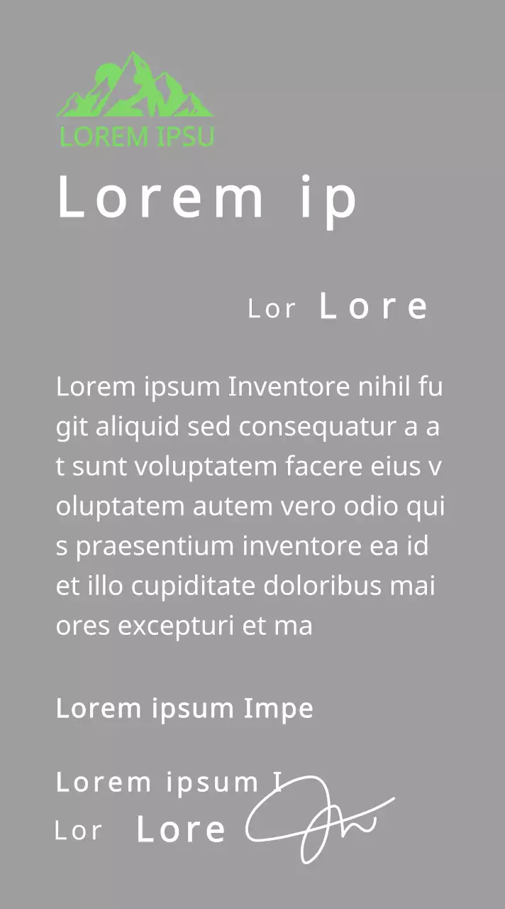 Finisher-Plakette eines Bergclubs mit Clublogo-Konzept und grüner Bergillustration