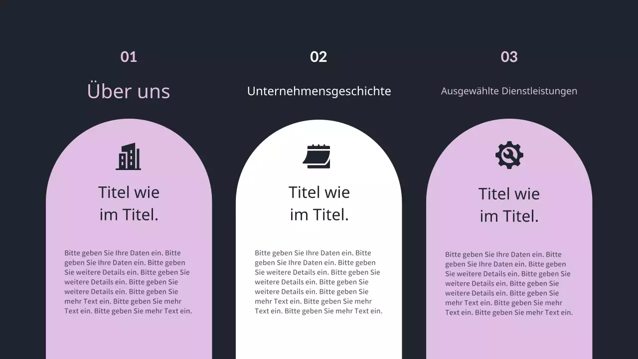 Der trendige Jahresendbericht von Mauve Point
