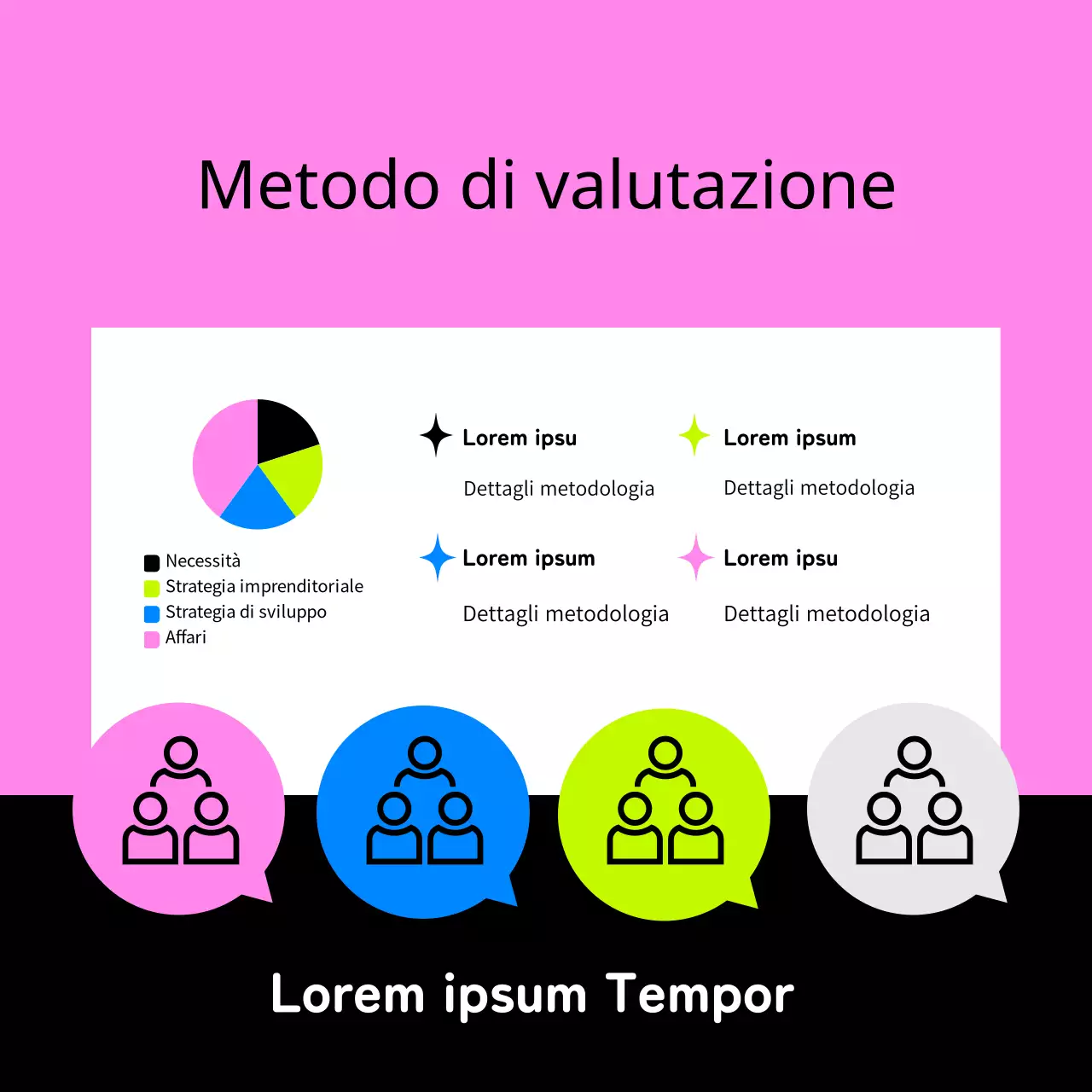 Promuovete un concorso d'impresa interno con un look pop art rosa e neon