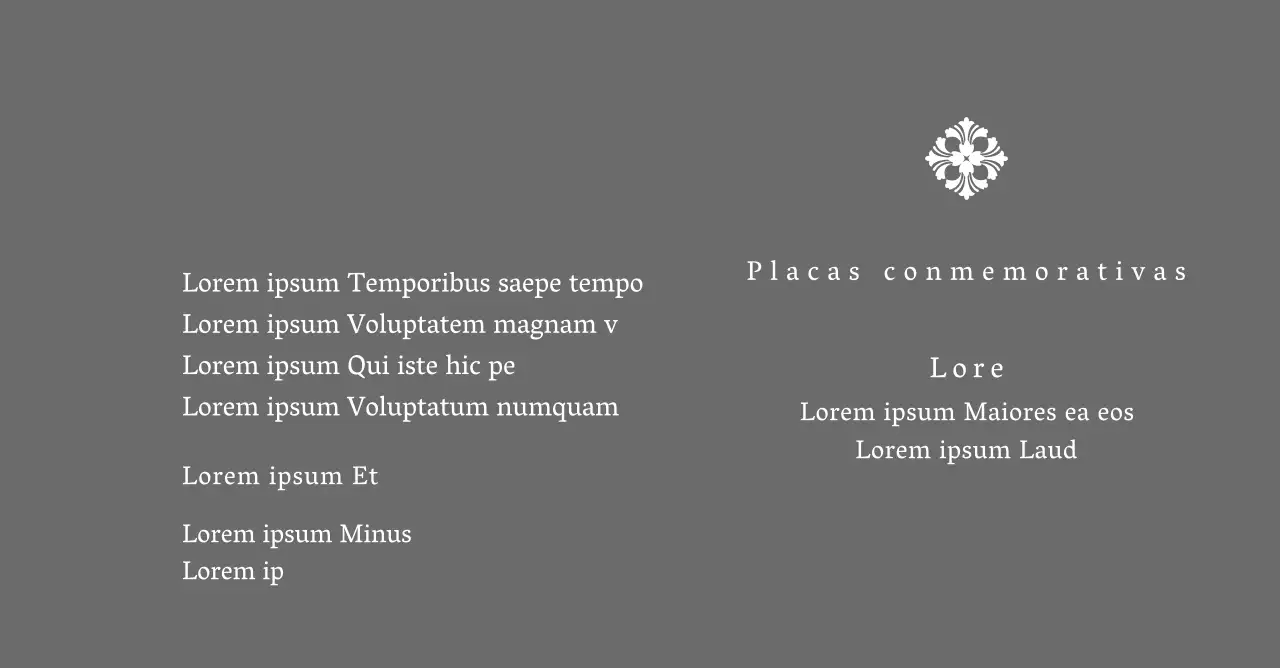 Una placa de encargo de aspecto regio con una elaborada decoración