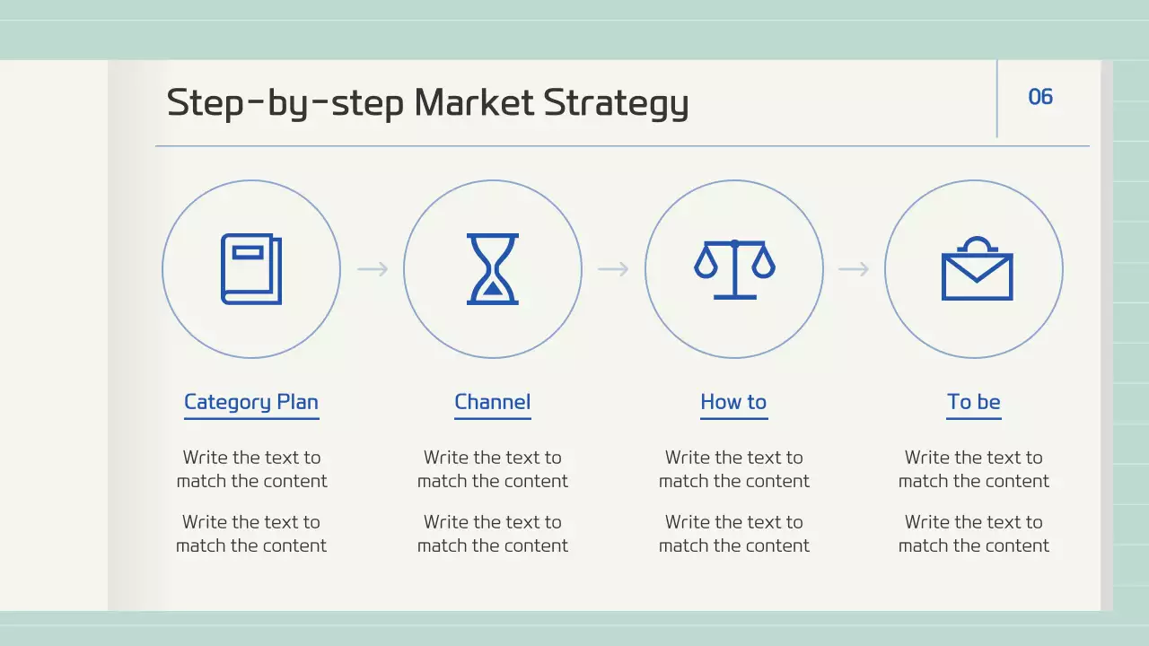 파랑의 심플한 책 형태의 보고서
