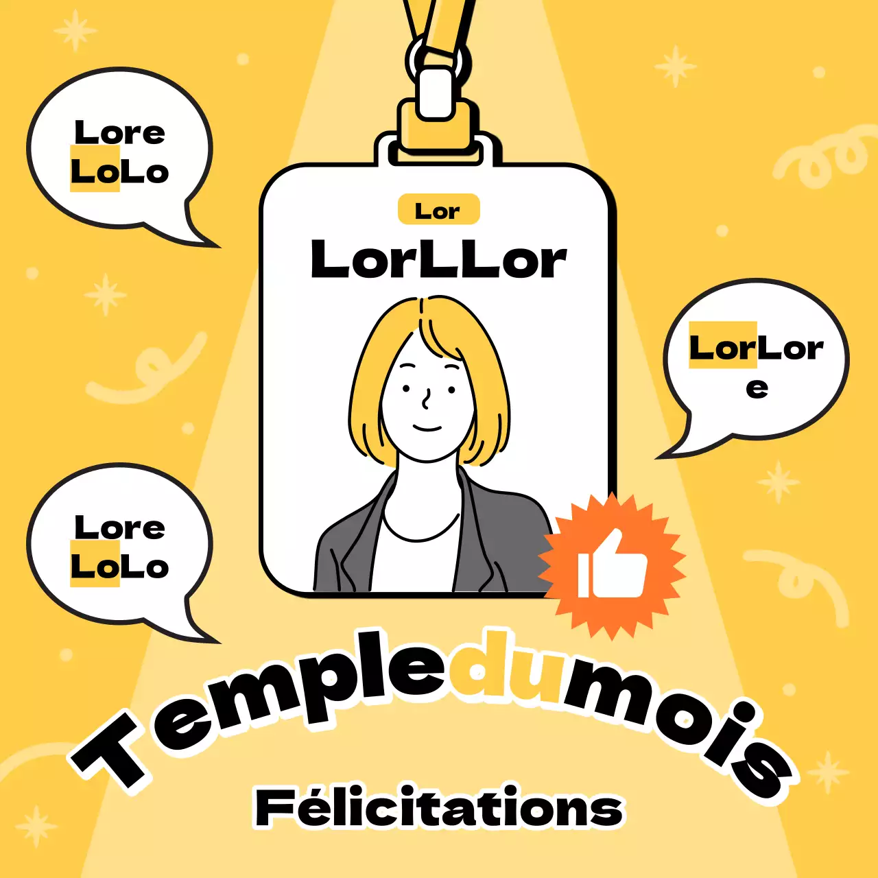 Informations sur le joli temple jaune et orange du mois