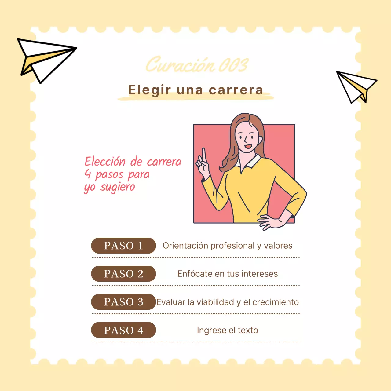 Promover el clásico centro de curación amarillo y rosa Centro de Preocupación