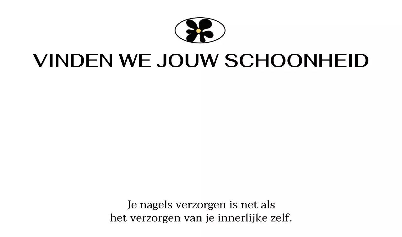 Een chique concept nagelsalon in zwart