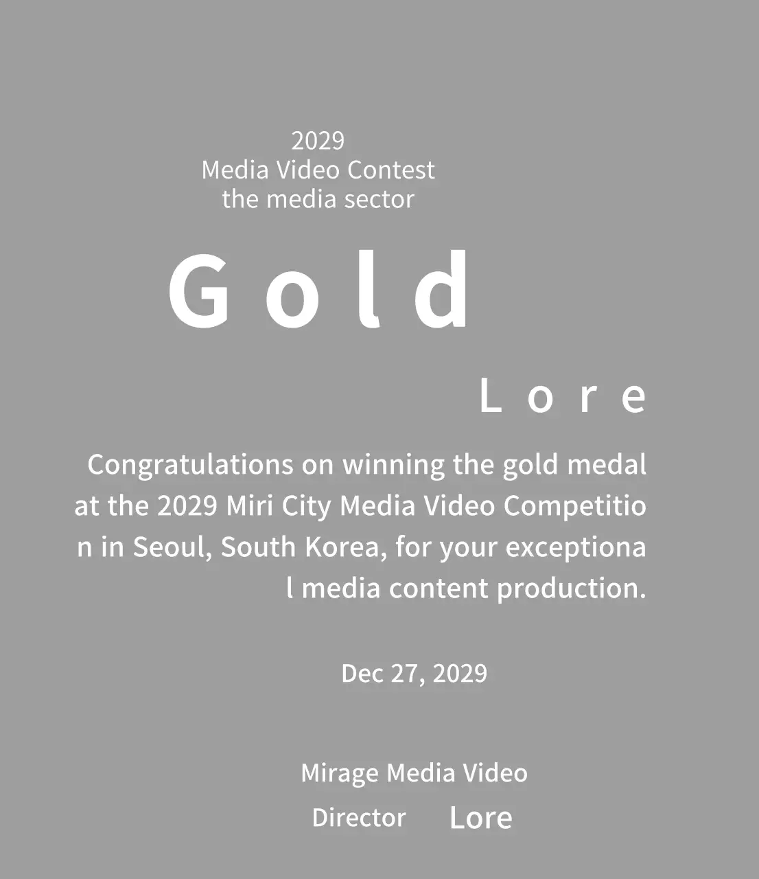 Plakat kemenangan untuk konsep daftar kompetisi yang rapi