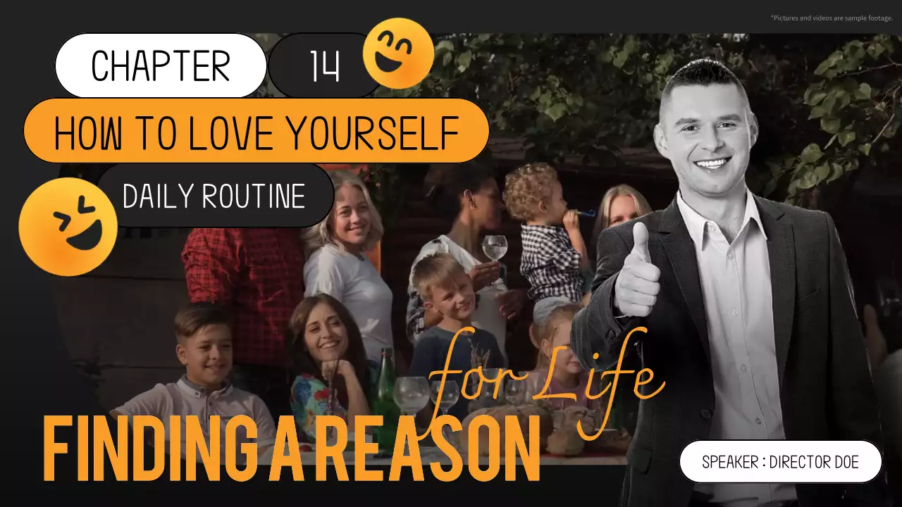 블랙 모던 셀프-임프루브먼트 가이드 유튜브 썸네일