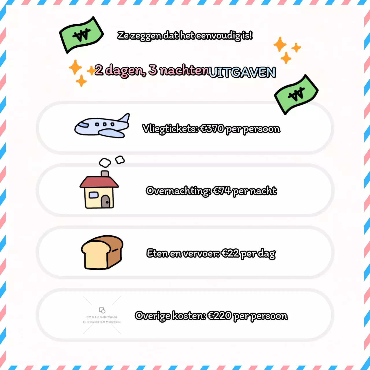 Een roze en lichtblauwe reisgids voor Japan