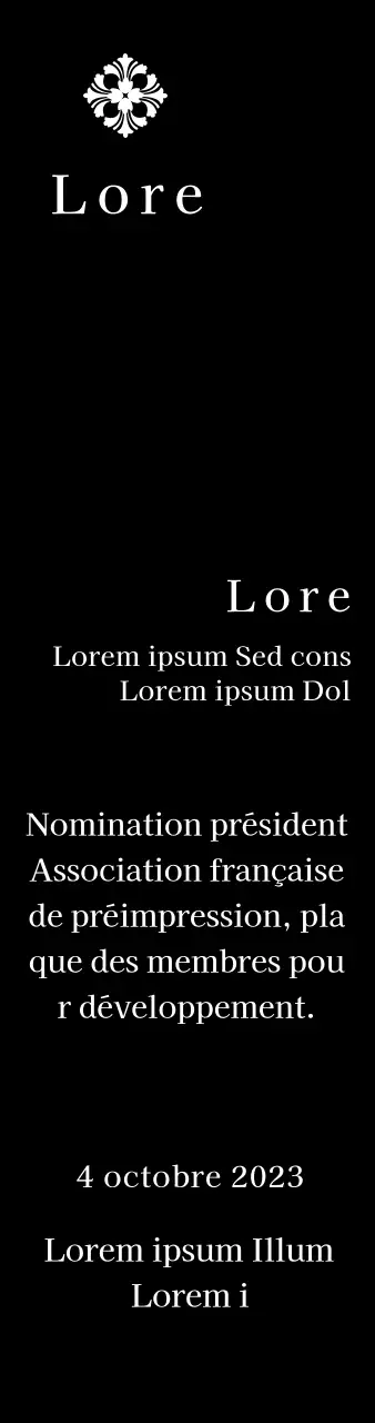 Une plaque de mise en service d'allure royale avec une décoration élaborée