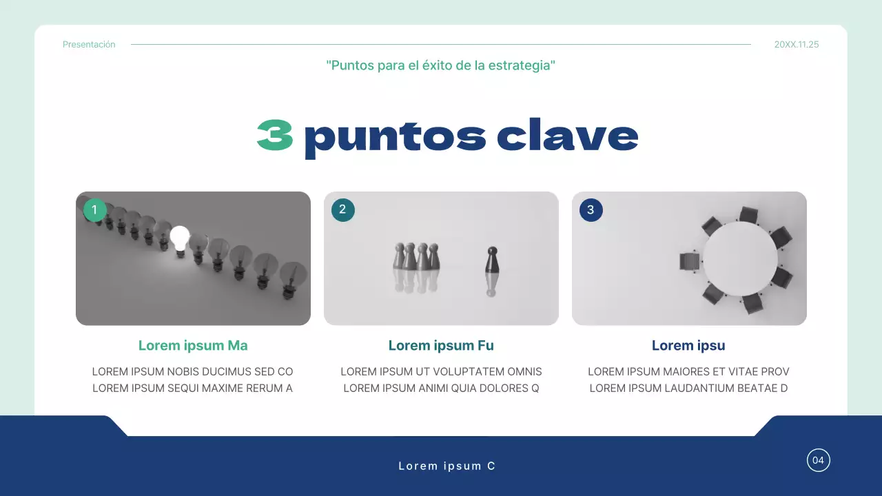 Plan de lecciones de consultoría de formación empresarial sencilla de Blue and Mint