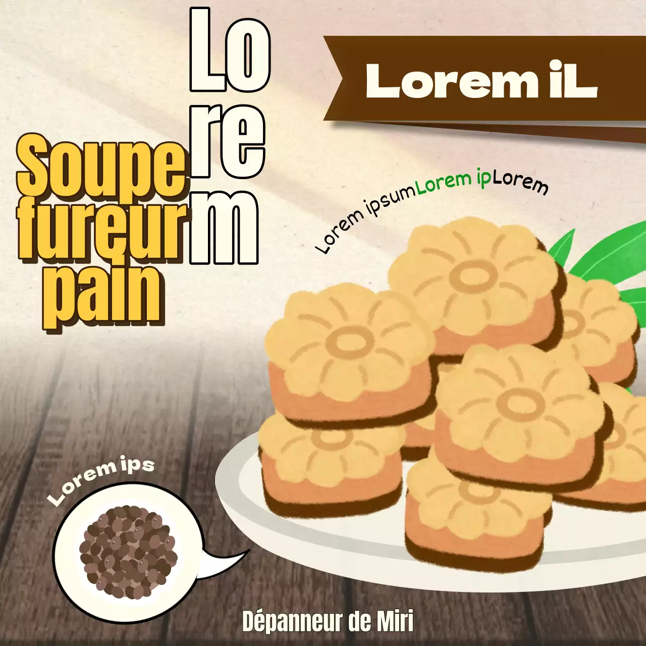 Promouvoir le pain de chrysanthème, une gourmandise hivernale de couleur beige