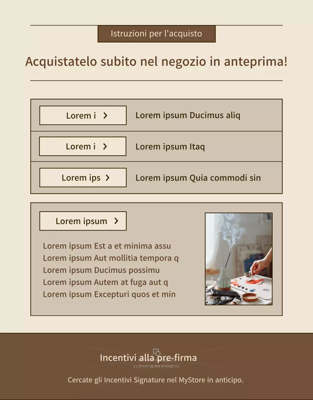 Una semplice proposta di finanziamento di incentivi in beige e marrone