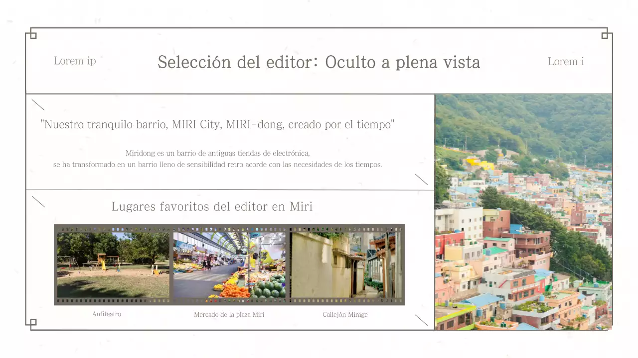 Revista marrón y sencilla de cultura y turismo