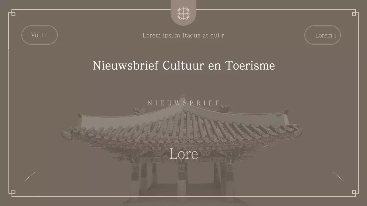 Bruin en eenvoudig Cultuur en toerisme nieuwsbrief Magazine
