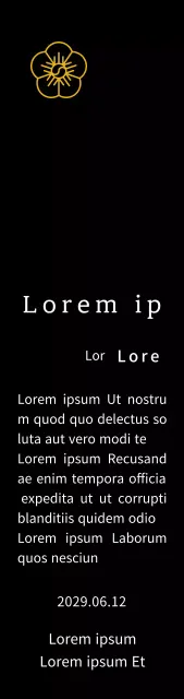 Plakat Apresiasi Konsep Pencatatan Line Flower