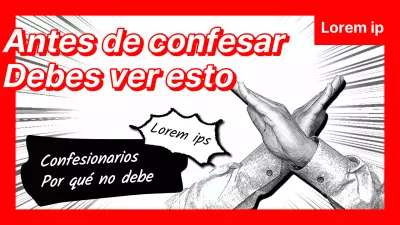 Un toque de rojo, negro y blanco para tu portada de consejos sobre relaciones