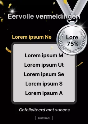 Zwart en goud in stijl