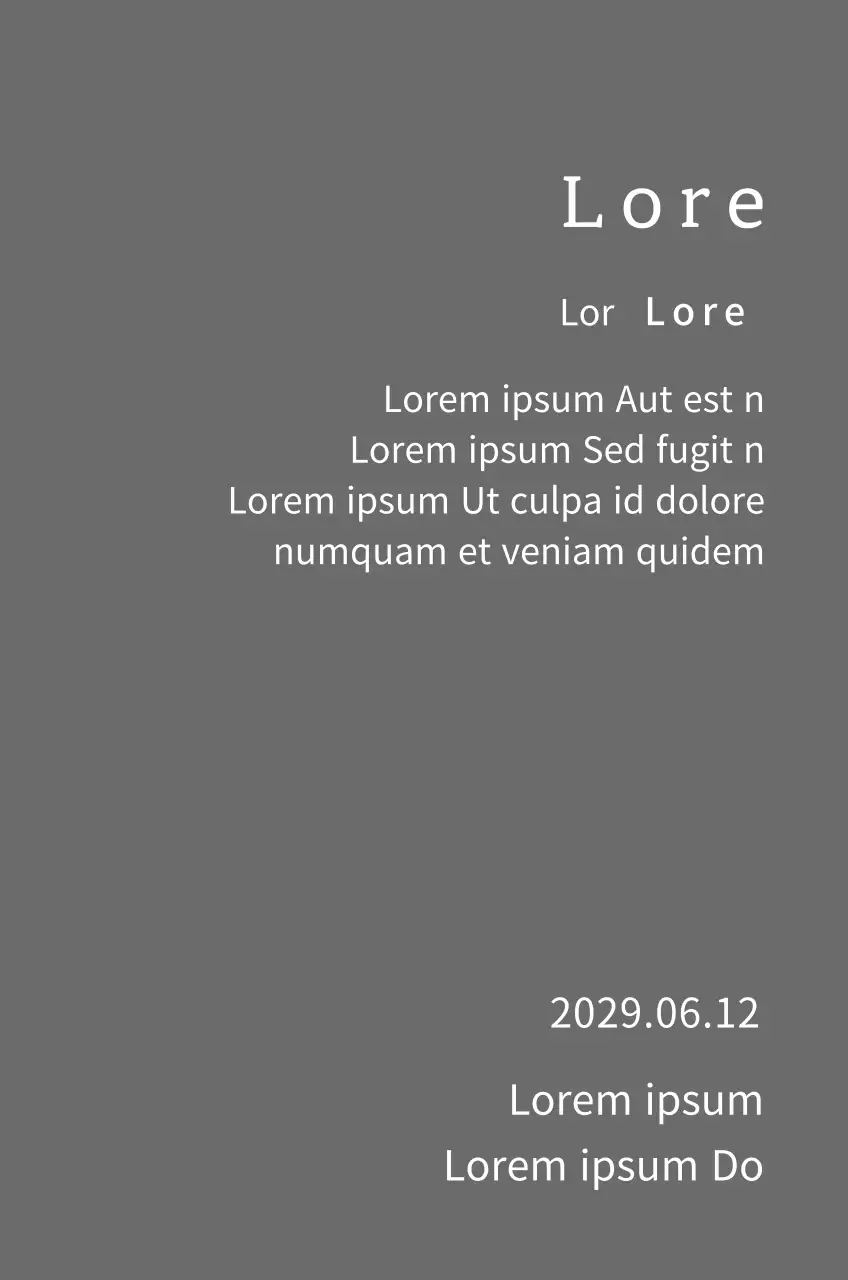 Placa de agradecimiento con concepto de listado sencillo