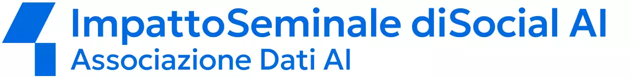 Design aziendale con logo quadrato e testo in inglese