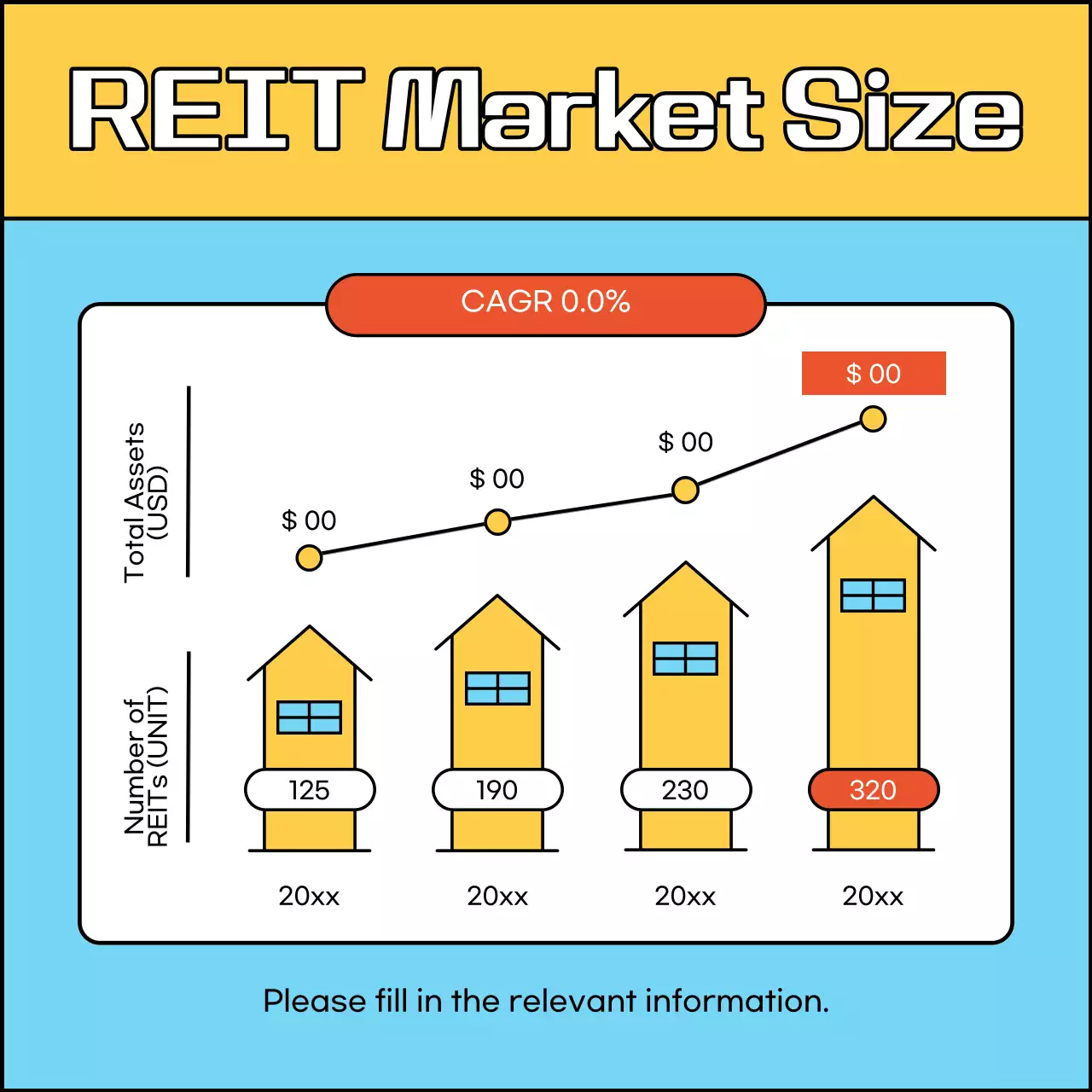 Blue Modern Investment Guide Instagram Carousel