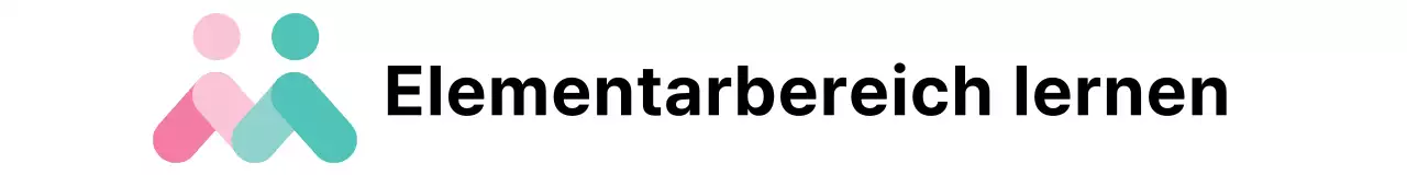 Schulgestaltung mit einem Logo in Form eines Menschen