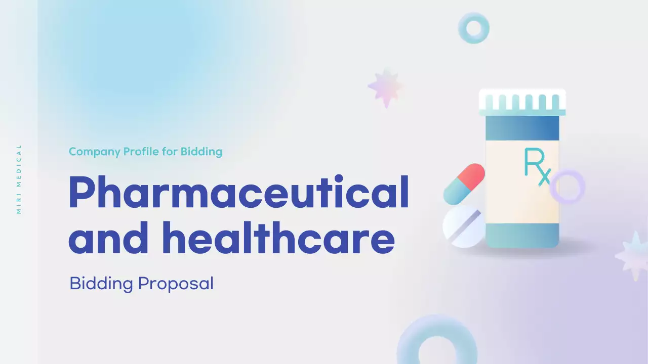 블루 모던 헬스케어 제안 프레젠테이션