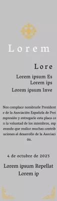 Una placa de encargo de aspecto regio con una elaborada decoración