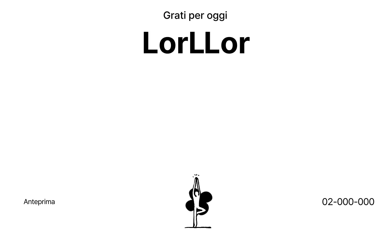 Design promozionale per lo yoga con grintose illustrazioni di yoga