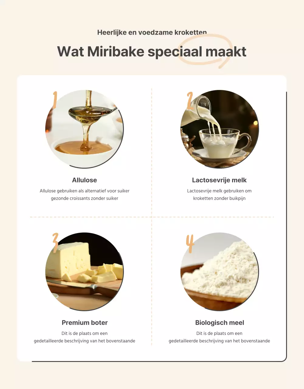 Promoot de verkoop van een basis gehaakte oranje en beige kraag