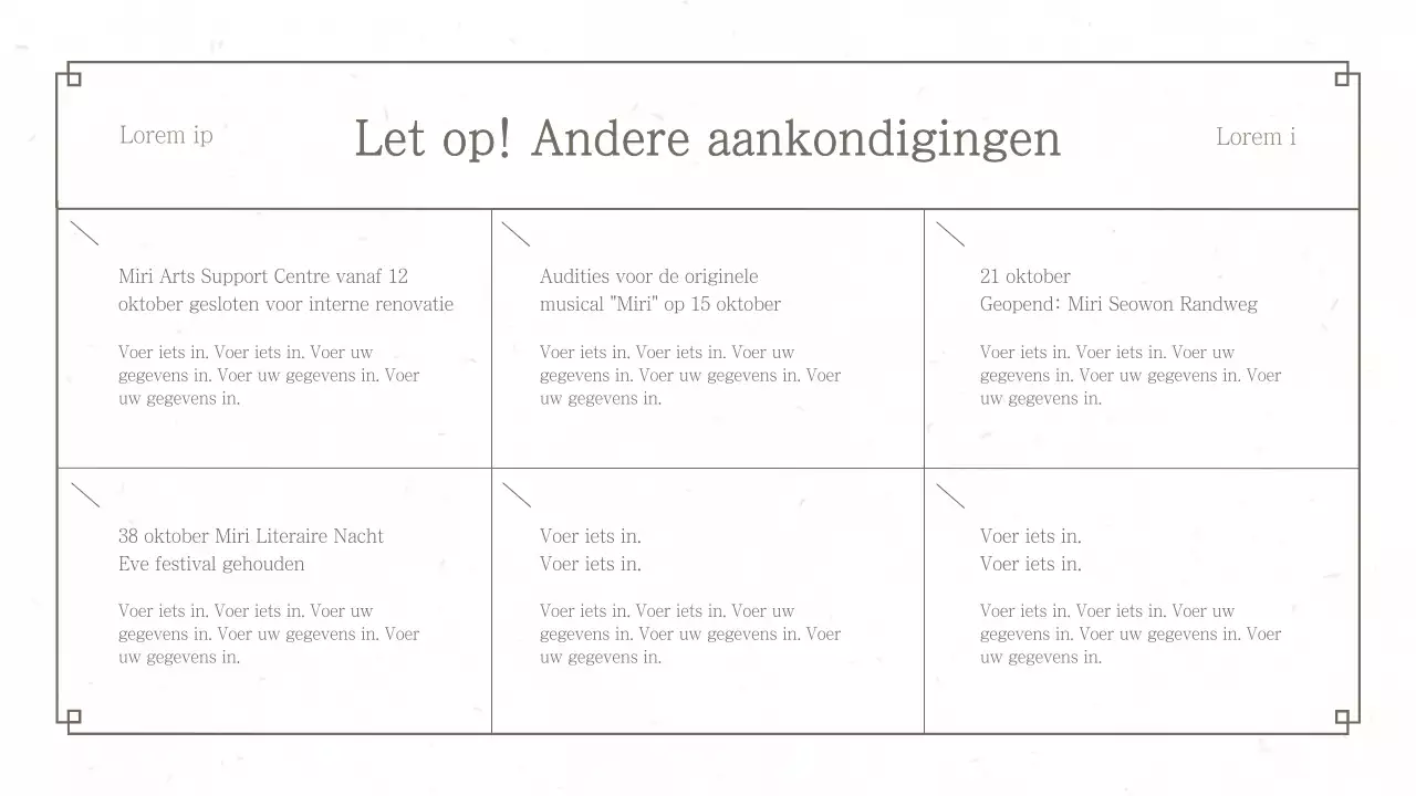 Bruin en eenvoudig Cultuur en toerisme nieuwsbrief Magazine