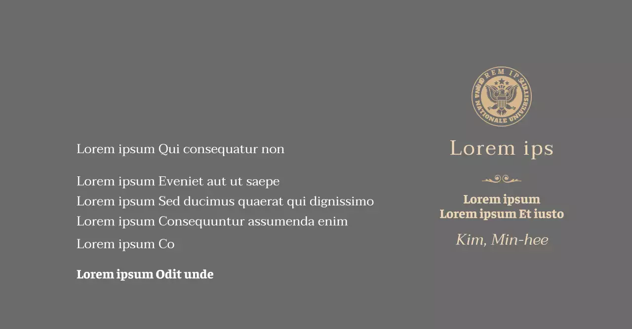 Luxe diploma-plaat met schoollogo en gouden rand