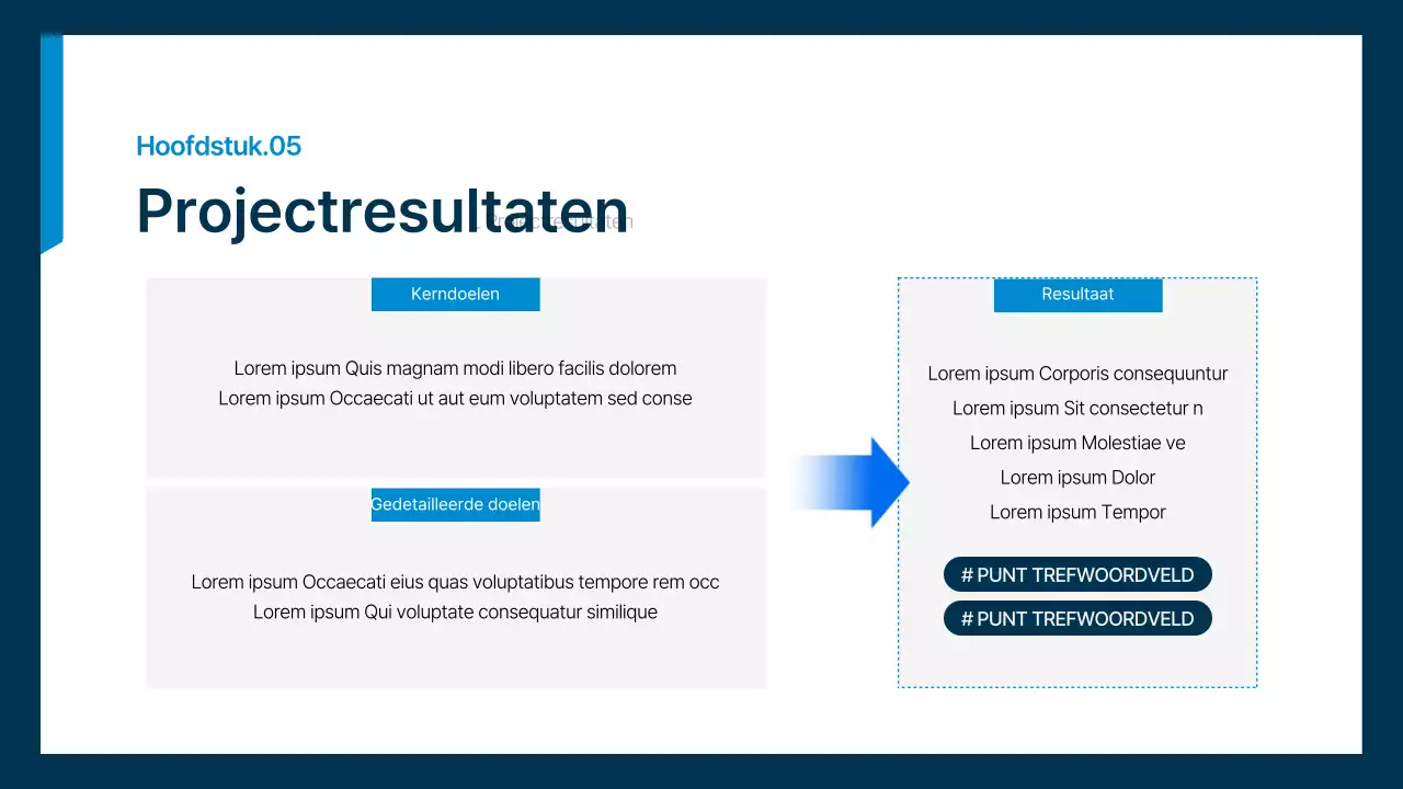 Eenvoudig businessplan voor kantoormedewerker in marineblauw