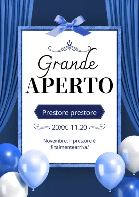 Annuncio dell'apertura di una lussuosa filiale a Farang