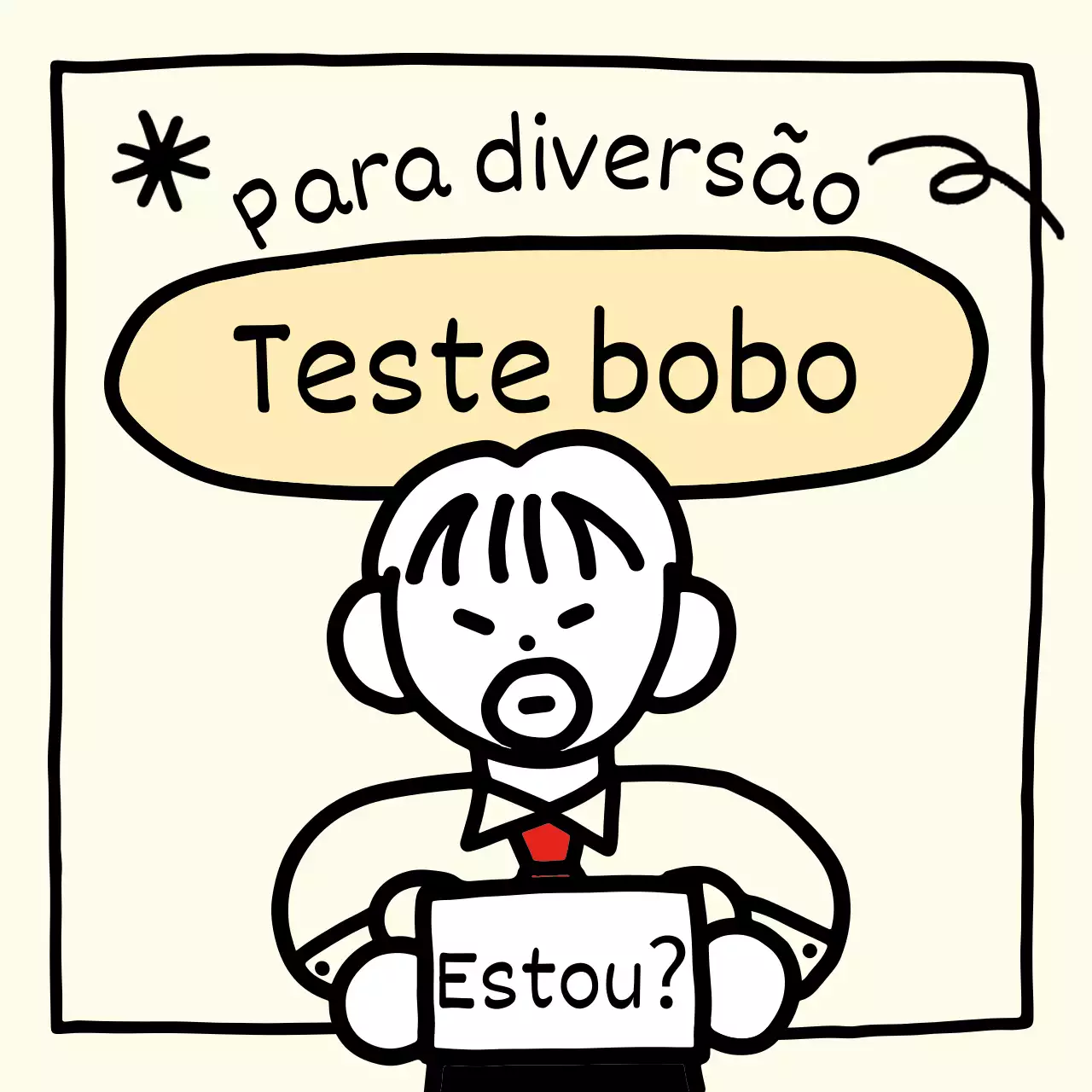 Sobre o teste de sabor da garrafa amarela