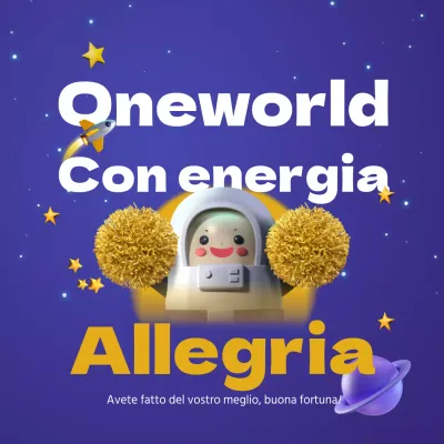 Un simpatico post da cheerleader in giallo e blu per chi deve sostenere il test.