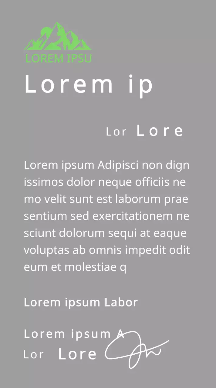 Berg club finisher's plaquette met club logo concept met groene berg illustratie