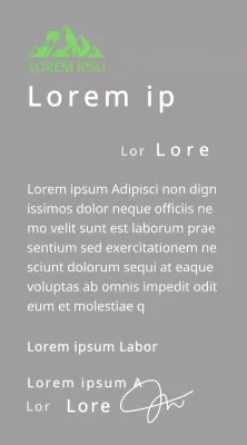 Berg club finisher's plaquette met club logo concept met groene berg illustratie