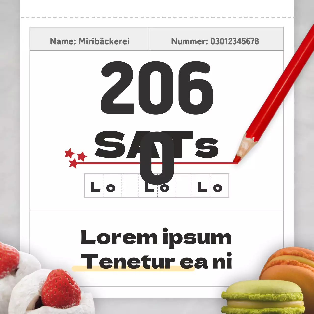 Graue, trendige SATs-Geschenke fördern