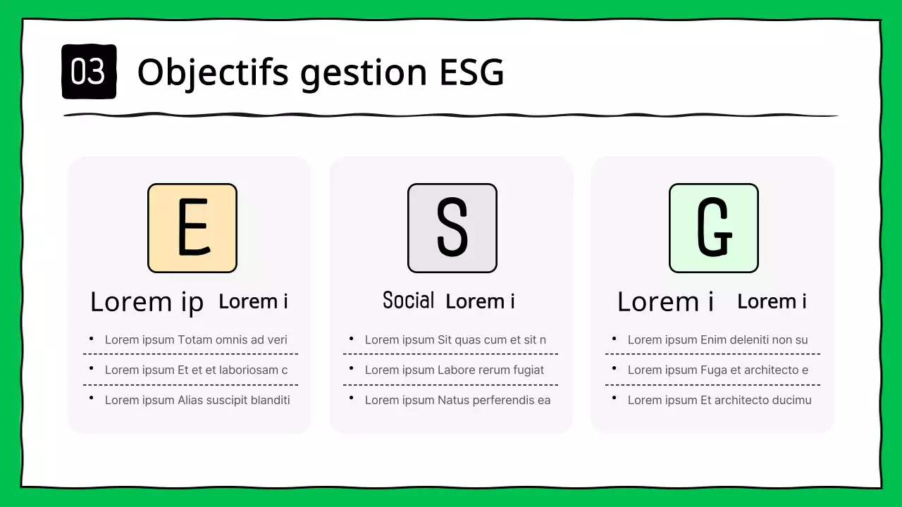Les rapports ESG des entreprises en vert