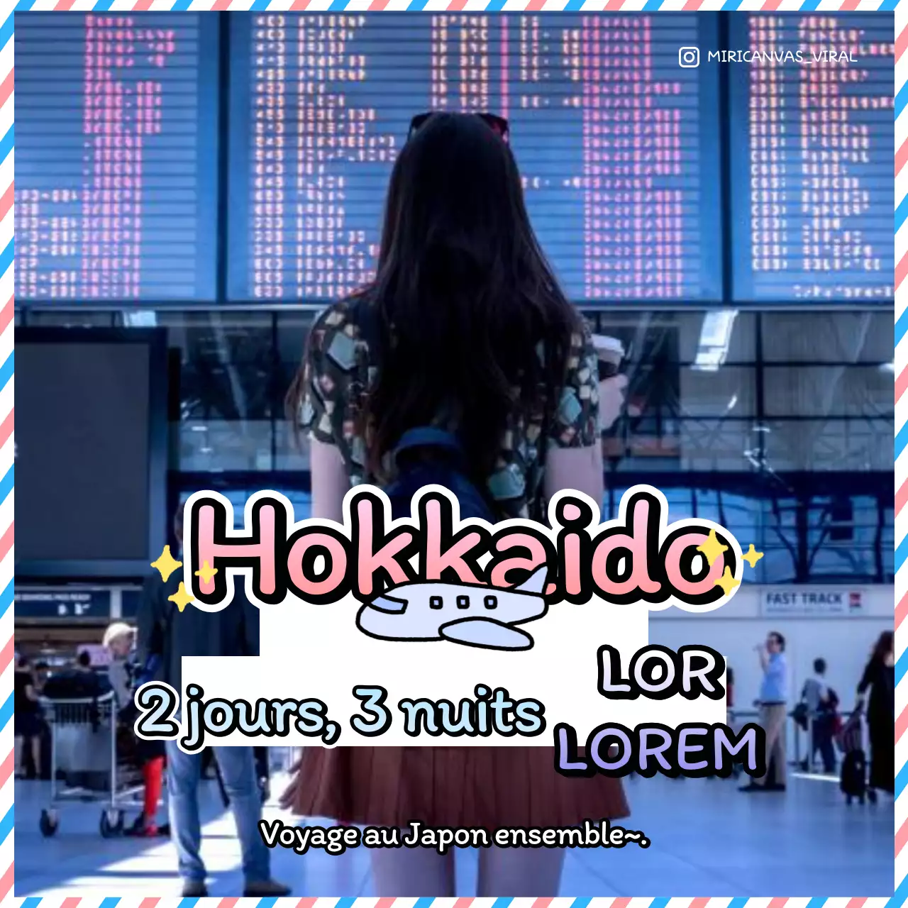 Un guide de voyage rose et bleu ciel pour le Japon