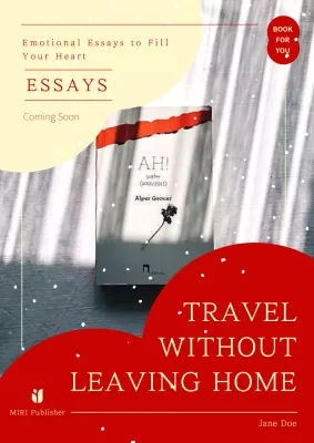 Red Classic Travel Promotion Poster