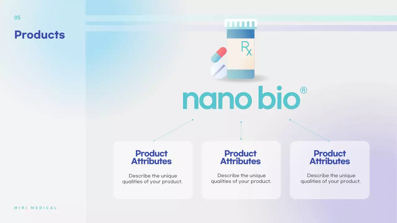 블루 모던 헬스케어 제안 프레젠테이션