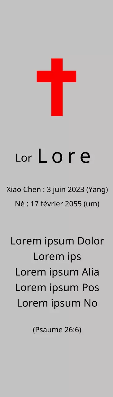 Plaques funéraires de conception chrétienne ou catholique avec versets bibliques