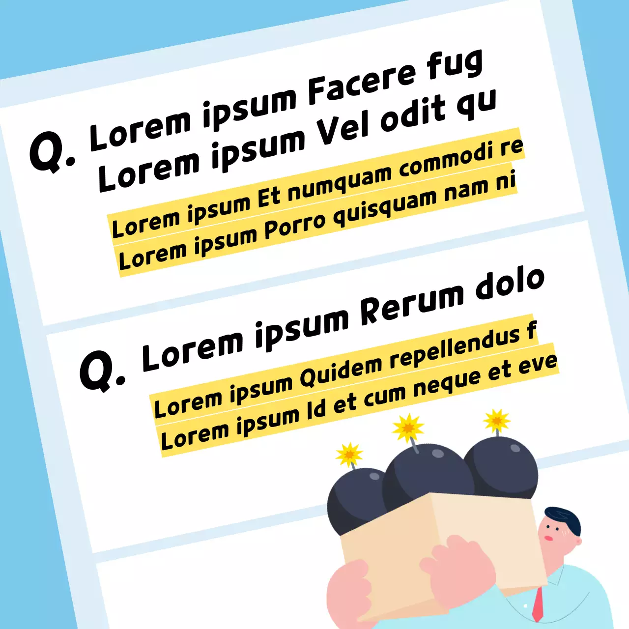 Informations simples, bleu clair, sur la gestion de la cote de crédit